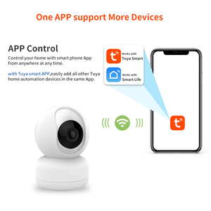 RSH Tuya Smart <span class=keywords><strong>Life</strong></span> <span class=keywords><strong>Full</strong></span> <span class=keywords><strong>HD</strong></span> 1920x1080 Visión nocturna WiFi Cámara inteligente para bebés con detección de movimiento - Product Image 2