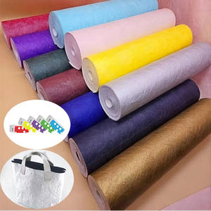 لفائف قماش تايفك دوبونت مطبوعة ومخصصة بالجملة، قابلة للطي والغسيل، صديقة للبيئة، منسوجة وغير منسوجة، لصناعة الأكياس الورقية المخططة - Product Image 1