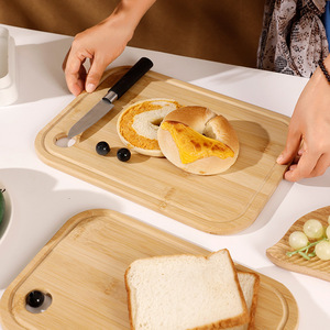 <span class=keywords><strong>Planche</strong></span> à découper en bambou avec rainure, design rectangulaire suspendu, personnalisable en usine, pour légumes, <span class=keywords><strong>viande</strong></span>, fruits, fête - Product Image 4