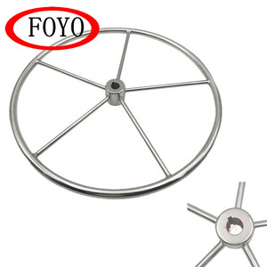 Volante para <span class=keywords><strong>Velero</strong></span> de la Marca FOYO, <span class=keywords><strong>Acero</strong></span> Inoxidable, 6 Radios, Herraje Marino de Primera Calidad para Yates y Embarcaciones - Product Image 6