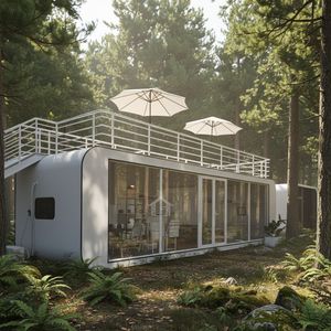 Cápsula Espacial Portátil de Lujo Moderna de 40 pies, Tipo Apple Cabin, con Aislamiento Avanzado, Energía Solar, Ecológica y Espacio de Vida Confortable - Product Image 1