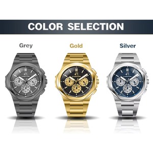 Fabrication de montres en quartz, montre en or pour homme, luxe sur mesure - Product Image 6