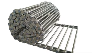 Benutzer definierte Größe Industrial Bar-Shaped Edelstahl-Netz kette durch Stangen förderband - Product Image 2