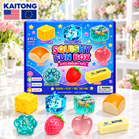KAITONG Ensemble de 8 jouets sensoriels souples avec formes alimentaires et motifs de pattes de chat pour les détaillants de jouets – Jouets à presser