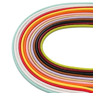 Cordon en cuir PU 4mm 5mm pour accessoires de bijoux DIY, fournitures artisanales, bracelets faits main, porte-clés, sangles de téléphone, coloré, vente en gros - Product Image 3