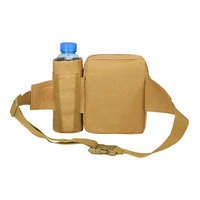 Ceinture tactique d'extérieur, sacs de taille pour hommes, sac banane avec plusieurs poches, poche pour bouteille d'eau, téléphone pour le sport, la chasse, le camping