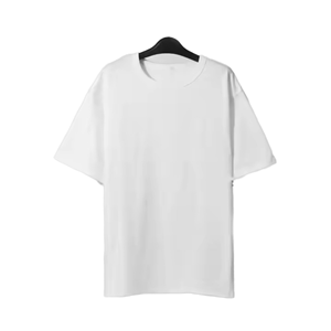 Camisetas de Cuello Redondo de Punto Personalizadas, Impresas en Serigrafía, de Corte Holgado, al por Mayor, MOQ Bajo, Lisas para Diseño de Bordado - Product Image 1