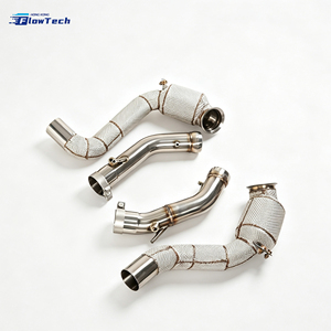 Kit de tubo de escape de alto rendimiento de acero inoxidable 304 para Mercedes AMG E63 W213 E63S S213 M177 4.0T V8 Twin Turbo de alto flujo, Euro 5, 200 celdas - Product Image 5