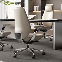 Chaise de bureau Boss, chaises de bureau ergonomiques, chaise de bureau exécutive moderne en cuir, chaise pivotante confortable pour le bureau