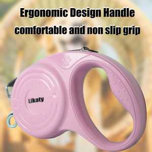 Correa retráctil para perros de alta resistencia, Likaty 10Ft correa para caminar fuerte y duradera S L perros de hasta 30/45 libras correas de agarre antideslizantes para - Product Image 2