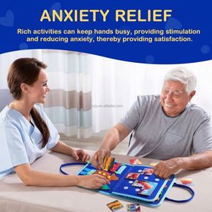 Manta Sensorial de Nuevo Diseño para Personas Mayores con Demencia y Alzheimer, Ayuda en la Terapia, Tableros Sensoriales Táctiles - Product Image 6