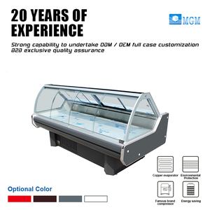 Vitrine Réfrigérée Commerciale à Porte Vitrée Courbe pour Aliments Cuisinés - Product Image 1