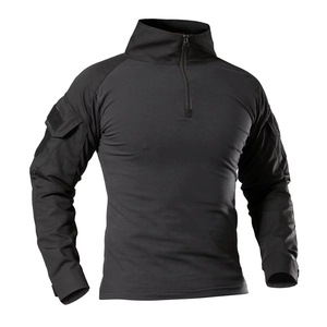 Combinaison de randonnée camouflage pour homme, vêtements tactiques camouflage en coton à séchage rapide à manches longues - Product Image 2