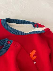 Mono de Algodón para Bebé Unisex Estilo Chino Angou, Mono Largo con Estampado de Animales para Otoño e Invierno - Product Image 5