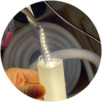 Forme ronde 360 degrés 30mm diffuseur Flex Neon Tube Ip67 Silicone produits chauds décoration de la maison LED Tube Flexible pour Neon Light