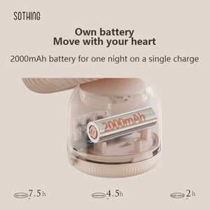Mijia Sothing colgante montado en la pared de escritorio de mano portátil recargable Mini pequeño cabezal móvil ventilador eléctrico silencioso - Product Image 4