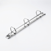 Pince de reliure métallique TC HYJ-12 de haute qualité, 123 mm, 2/6 anneaux, remplacement pour accessoires de classeur de bureau A5-A8