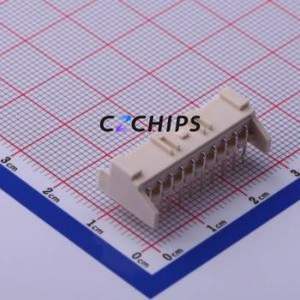 S10B-XASK-1(LF)(SN) Wire-to-Board Pin Header Bent Lead Through Hole,P=2.5mm Connector 1x10P 2.5mm Right Angle Insert XA - Product Image 2