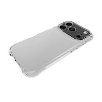 Coque en TPU de 1,5 mm avec protection antichoc aux quatre coins pour iPhone 17 16, étui transparent antichoc en TPU pour iPhone 18 Pro Max