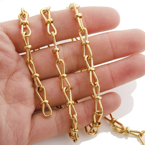 Stainless Steel Bow Chain Buckle H1602 Steel Gold DIY <b>Bag</b> <b>Accessory</b> Chain Spring 2025 - Product Image 4