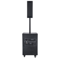 Diseño personalizado de fábrica Flagsail K-12A Subwoofer activo de 12 pulgadas Line Array Column Altavoz Potente sonido Caja de madera