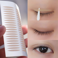 Double bande de paupière imperméable dentelle bandes de levage des yeux outil de maquillage autocollant invisible pour paupières bandes de levage transparentes pour les yeux