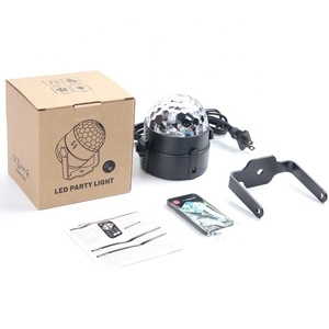 Suono Attivato Luci della Festa con Telecomando di Controllo Modalità <span class=keywords><strong>7</strong></span> <span class=keywords><strong>Par</strong></span> Luce Della Fase di RGB Della Sfera - Product Image 1