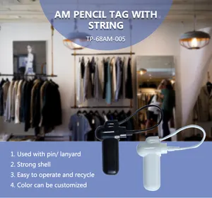 Eas Am Tags Anti Shoplifting Hard Tags EAS Pencil Tag With String Shoe Watch Security Tag