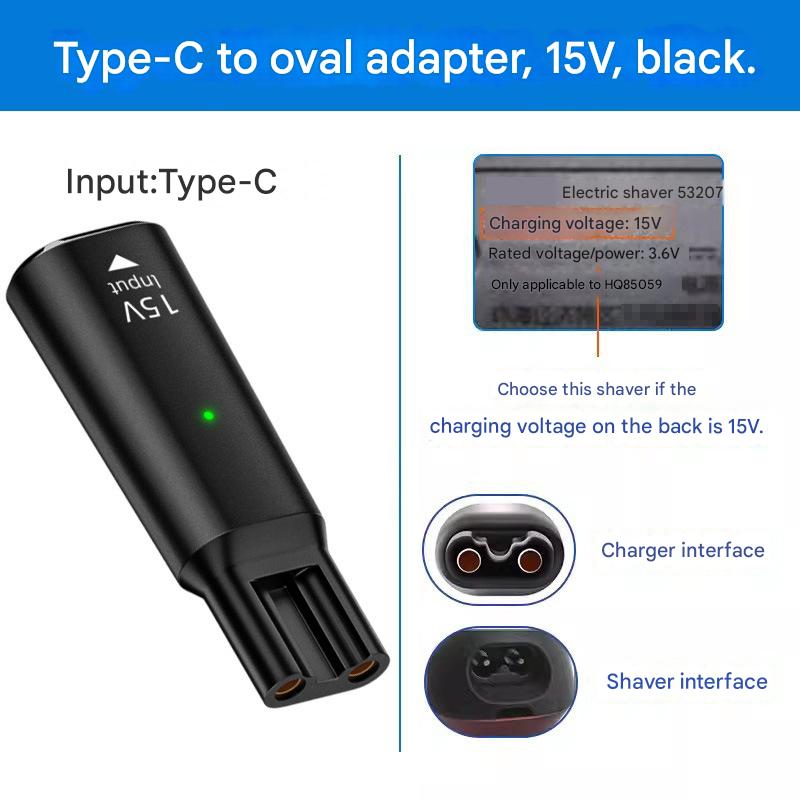 Ovalado 15V [Negro]