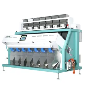 En iyi fiyat CCD 6SXZ fasulye tohumları renk sıralayıcı sistemi kahve renk sıralayıcı makinesi pirinç seçme makinesi