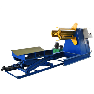 Dérouleur hydraulique en acier électrique automatique horizontal pour bobines, fabricant de dérouleurs 5t 8t, prix de la machine dérouleuse - Product Image 1