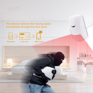 Kablosuz kızılötesi hareket sensörü 433MHz burglar 9V akülü anti-sabotaj anahtarı hırsız saldırı için güvenlik alarm sistemi - Product Image 6