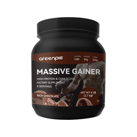 Greenpie Massive Gainer, mélange de protéines et de glucides, poudre de protéines pour adultes, BCAA, nutrition musculaire sportive