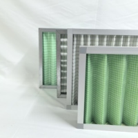 Filtre à charbon actif industriel G4 F5 F6 F7 F8 F9 H13 H14 Mini panneau plissé pour la climatisation domestique 20x20x1 Filtre à air