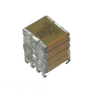 Distributeur agréé RM045C306KAJ480 CAP CER 30UF 50V X7R SMD 30 uF Condensateur céramique SMD à montage en surface MLCC empilé 8 fils en J - Product Image 1