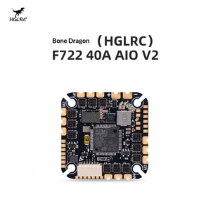 <span class=keywords><strong>HGLRC</strong></span> <span class=keywords><strong>F722</strong></span> 40A 6S V2 AIO ตัวควบคุมการบิน 2-6S 4in1 ESC ออลอินวัน เอฟซีสำหรับการแข่งขันฟรีสไตล์ FPV ขนาด 2-5 นิ้ว - Product Image 1