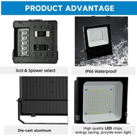 Projecteurs extérieurs 50W 6500LM avec capteur PIR et éclairage à 270° °   Lampes d'extérieur grand angle IP66 pour patio, cour, maison, garage