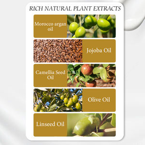 OEM kondisioner rambut krim 850ml, untuk pelembap rambut keriting dan penghalus menutrisi dengan minyak Argan sulfat & Paraben Gratis - Product Image 4