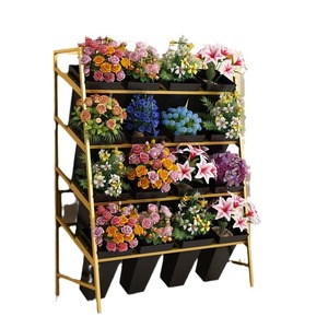 Espositore Girevole a Più Livelli per Fiori, Minimalista e Moderno, con Secchio per Conservazione Fiori Freschi - Product Image 5