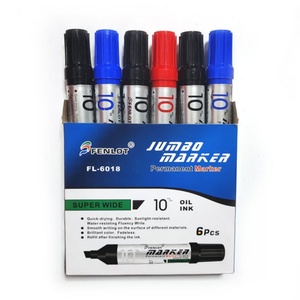 Hot Sale King Size Jumbo Permanent Marker Oil <b>Ink</b> 10mm Wide Tip Marker Pens With Good Quality - Product Image 1