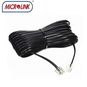 <span class=keywords><strong>Cable</strong></span> <span class=keywords><strong>Plano</strong></span> Telefónico MICROLINK 6p4c 6p2c de 4 <span class=keywords><strong>Hilos</strong></span> RJ14/UART, <span class=keywords><strong>Cable</strong></span> UTP CAT3 - Product Image 6