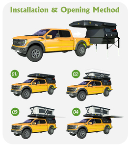 Xe tải cắm trại Ford <span class=keywords><strong>Ranger</strong></span>, nhà di động có toilet và vòi sen, xe cắm trại hạng sang - Product Image 3