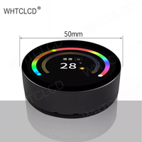 WHTCLCD Contrôle intelligent personnalisé rotatif 1,28 pouces Uart Bouton rond Tft Shift Affichage numérique Bouton d'affichage LCD pour appareils électroménagers