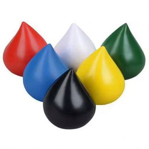 Balle anti-stress personnalisée en forme de goutte d'eau bleue, balle anti-stress en forme de goutte d'eau, jouet anti-anxiété écologique avec logo personnalisé - Product Image 3