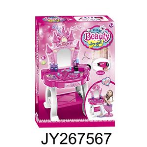 Coiffeuse de princesse électronique pour filles, <span class=keywords><strong>jouet</strong></span> de maquillage avec miroir, sèche-<span class=keywords><strong>cheveux</strong></span> de travail et cosmétique - Product Image 5