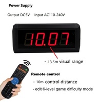 Temporizador de Juego Popular de 10 Segundos Ganxin con Botón de Inicio/Parada y Reinicio para Actividades Promocionales en Tiendas y Centros Comerciales