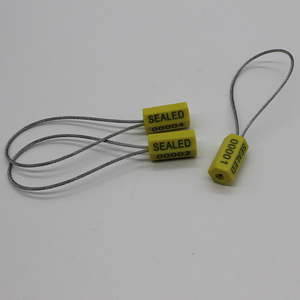 Tùy chỉnh kim loại giả mạo bằng chứng kéo chặt chẽ con dấu điện khóa dây an ninh Cáp con dấu 1.8mm CS02 - Product Image 1