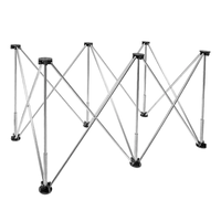 Banc de travail de jambe d'araignée portable avec conception de jambe stable et grande capacité de charge