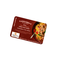 Cartes magnétiques PVC CR80 personnalisées, laminées, imprimées numériquement, cartes de remerciement, cartes de membre PVC, cartes cadeaux avec code-barres pour réduction