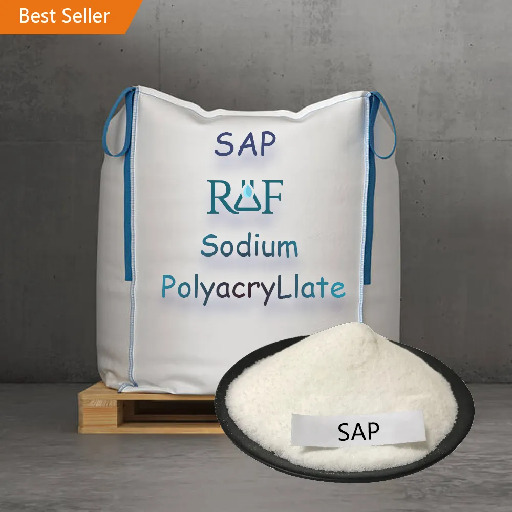 Di Grado alimentare di Sodio Poliacrilato Produttore Polimero Assorbente SAP Agricoltura
